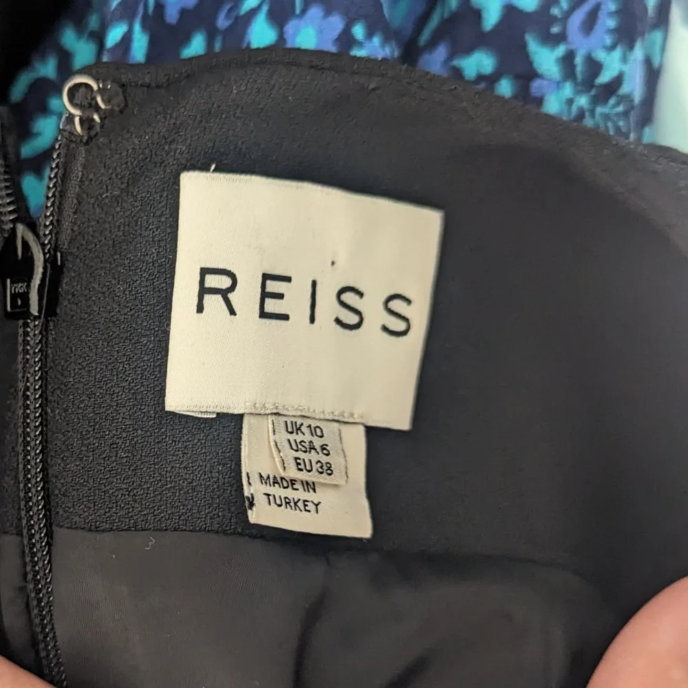 Women's Reiss Bianca Dress Black 10 Sleeveless Sheath Dress Black Work Office - Picture 9 of 11